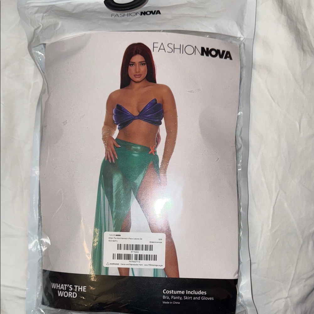 Fashion Nova Mermaid Costume Set